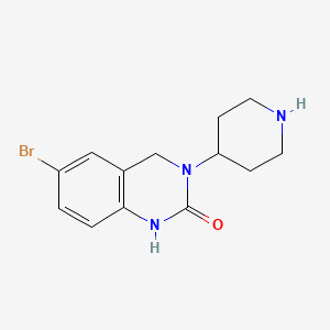 6-Bromo-3-piperidin-4-yl-3,4-dihydro-1h-quinazolin-2-one