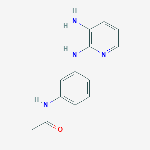 molecular formula C13H14N4O B8350906 2-(3-Acetamidophenylamino)-3-aminopyridine 