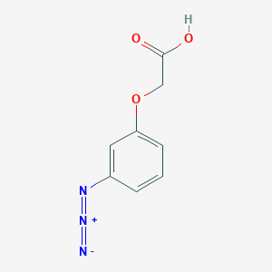 molecular formula C8H7N3O3 B8350929 (3-Azidophenoxy)-acetic acid 