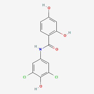 3',5'-Dichloro-2,4,4'-trihydroxybenzanilide
