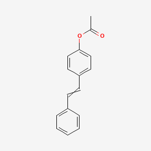 molecular formula C16H14O2 B8351009 4-Acetoxy stilbene 