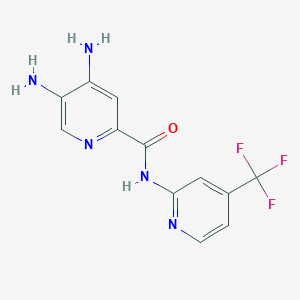4,5-Diamino-N-(4-trifluoromethylpyridin-2-yl)picolinamide