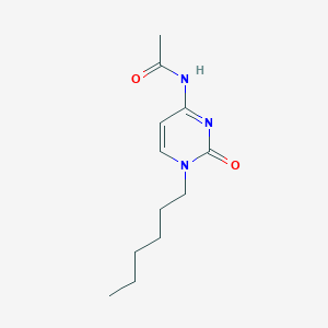 N-(1-Hexyl-2-oxo-1,2-dihydro-pyrimidin-4-yl)-acetamide