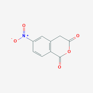 molecular formula C9H5NO5 B8351077 6-Nitro-isochroman-1,3-dione 