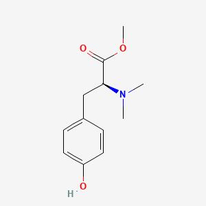 molecular formula C12H17NO3 B8351089 N,N-dimethyl-L-tyrosine methyl ester CAS No. 57746-16-4