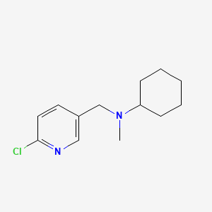 molecular formula C13H19ClN2 B8351155 (6-Chloro-pyridin-3-ylmethyl)-cyclohexyl-methyl-amine 