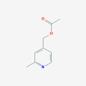 molecular formula C9H11NO2 B8351234 Acetic acid 2-methyl-pyridin-4-ylmethyl ester 