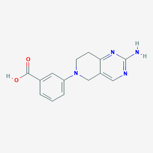 3-(2-amino-7,8-dihydropyrido[4,3-d]pyrimidin-6(5H)-yl)benzoic acid