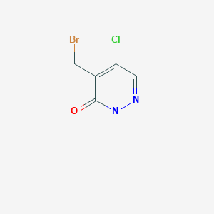 2-tert-butyl-4-bromomethyl-5-chloro 3(2H)-pyridazinone