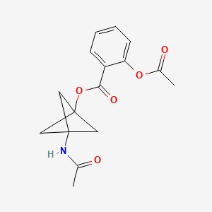 3-Acetamidobicyclo[1.1.1]pentan-1-yl 2-acetoxybenzoate