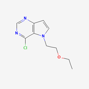4-chloro-5-(2-ethoxyethyl)-5H-pyrrolo[3,2-d]pyrimidine