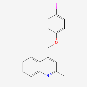 4-(4-Iodo-phenoxymethyl)-2-methylquinoline