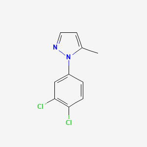 molecular formula C10H8Cl2N2 B8351436 1-(3,4-dichloro-phenyl)-5-methyl-1H-pyrazole 