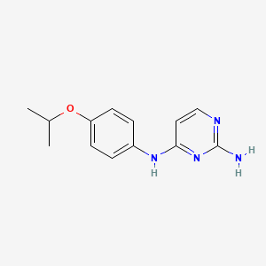 molecular formula C13H16N4O B8351456 N4-(4-isopropoxyphenyl)-2,4-pyrimidinediamine 