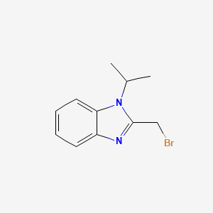 molecular formula C11H13BrN2 B8351462 2-(bromomethyl)-1-(propan-2-yl)-1H-benzimidazole 