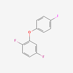 molecular formula C12H7F2IO B8351470 1,4-Difluoro-2-(4-iodophenoxy)benzene 