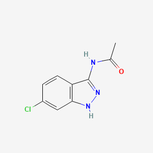 molecular formula C9H8ClN3O B8351481 N-(6-chloro-1H-indazol-3-yl)acetamide 