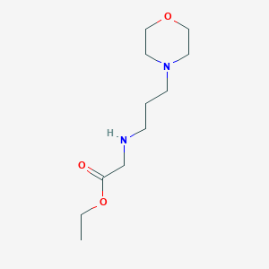 (3-Morpholin-4-yl-propylamino)acetic acid ethyl ester