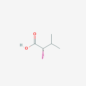 molecular formula C5H9FO2 B8351519 (s)-2-Fluoro-3-methylbutyric acid 