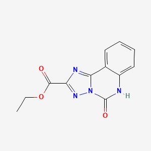 Ethyl 1,2,4-triazolo[1,5-c]quinazolin-5-one-2-carboxylate