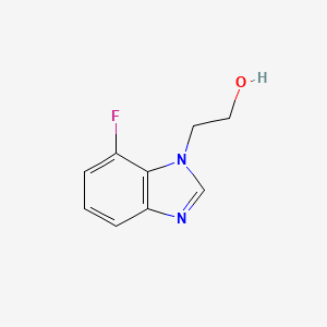 molecular formula C9H9FN2O B8351610 2-(7-fluoro-1H-benzimidazol-1-yl)ethanol 