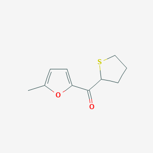 molecular formula C10H12O2S B8351646 (5-Methylfuran-2-yl)-(tetrahydrothiophen-2-yl)methanone 