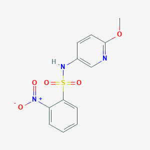 N-(6-methoxypyridin-3-yl)-2-nitrobenzenesulfonamide