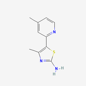 2-Amino-4-methyl-5-(4-methylpyridin-2-yl)-thiazole