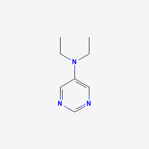 molecular formula C8H13N3 B8351791 5-(N,N-diethyl)aminopyrimidine 