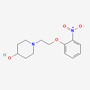 molecular formula C13H18N2O4 B8351820 4-Hydroxy-1-[2-(2-nitrophenoxy)ethyl]piperidine 