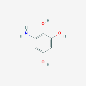 molecular formula C6H7NO3 B8351886 6-Amino-benzene-1,2,4-triol CAS No. 1020719-19-0