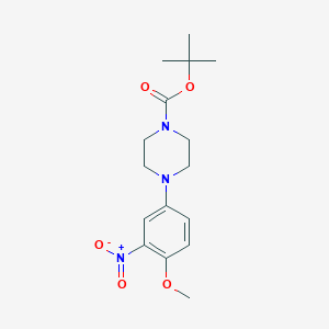 Tert-butyl 4-(4-methoxy-3-nitrophenyl)piperazine-1-carboxylate