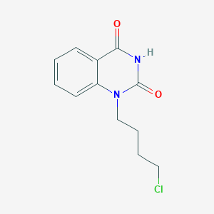 molecular formula C12H13ClN2O2 B8351951 1-(4-chlorobutyl)-2,4(1H,3H)-quinazolinedione 