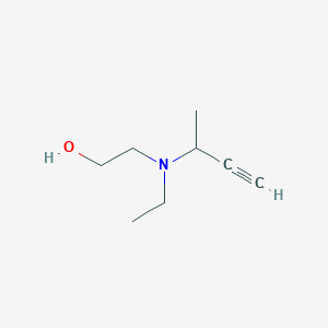 molecular formula C8H15NO B8351982 2-[Ethyl-(1-methyl-prop-2-ynyl)-amino]-ethanol 