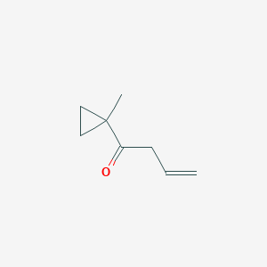 molecular formula C8H12O B8352000 1-(1-Methylcyclopropyl)but-3-en-1-one 