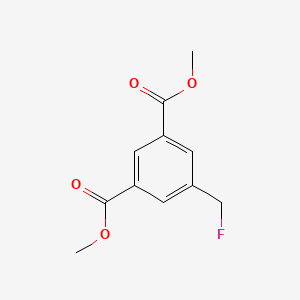 molecular formula C11H11FO4 B8352029 Dimethyl 5-fluoromethylisophthalate 