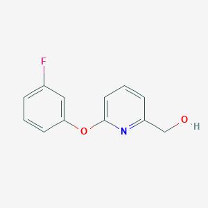 6-(3-Fluorophenoxy)-2-pyridine methanol