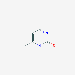 molecular formula C7H10N2O B8352116 1,4,6-Trimethyl-2(1H)-pyrimidinone 