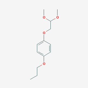 molecular formula C13H20O4 B8352177 4-(2,2-Dimethoxy)ethoxy-propoxybenzene 