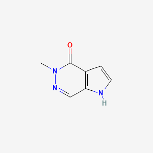 5-Methyl-1H-pyrrolo[2,3-d]pyridazin-4(5H)-one