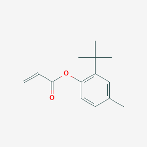 molecular formula C14H18O2 B8352227 2-tert-Butyl-4-methylphenyl prop-2-enoate CAS No. 89297-24-5