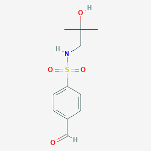 4-formyl-N-(2-hydroxy-2-methylpropyl)-benzene sulfonamide