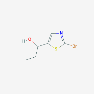 molecular formula C6H8BrNOS B8352262 1-(2-Bromo-thiazol-5-yl)-propan-1-ol 