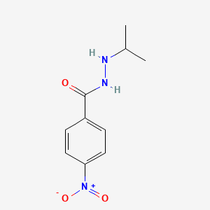 molecular formula C10H13N3O3 B8352307 4-nitro-benzoic acid N'-isopropyl-hydrazide 