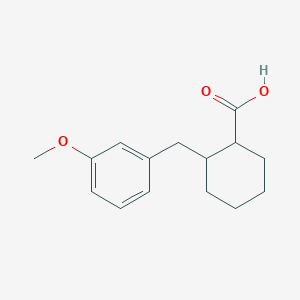 2-(3-Methoxybenzyl)cyclohexanecarboxylic acid