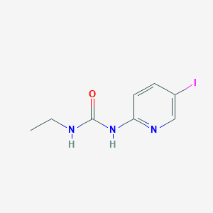 molecular formula C8H10IN3O B8352434 1-Ethyl-3-(5-iodo-pyridin-2-yl)-urea 