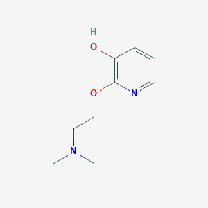 molecular formula C9H14N2O2 B8352507 2-(2-Dimethylaminoethoxy)pyridin-3-ol 