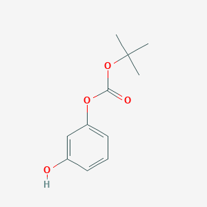 molecular formula C11H14O4 B8352515 3-t-Butoxycarbonyloxyphenol 