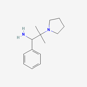 [2-Methyl-1-phenyl-2-(1-pyrrolidinyl)propyl]amine