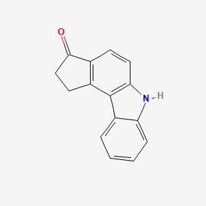 molecular formula C15H11NO B8352664 1,2-Dihydrocyclopenta[c]carbazol-3(6H)-one 